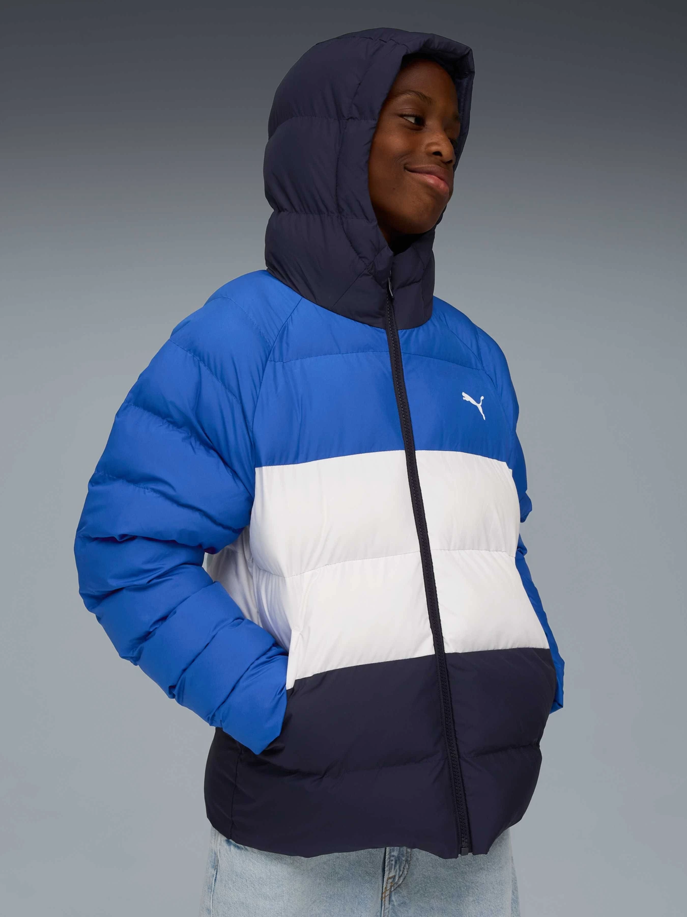 Куртки и дубленки PUMA Synthetic Hooded Puffer Jckt модель 688404 Куртки и дубленки PUMA Synthetic Hooded Puffer Jckt модель 688404 Фото