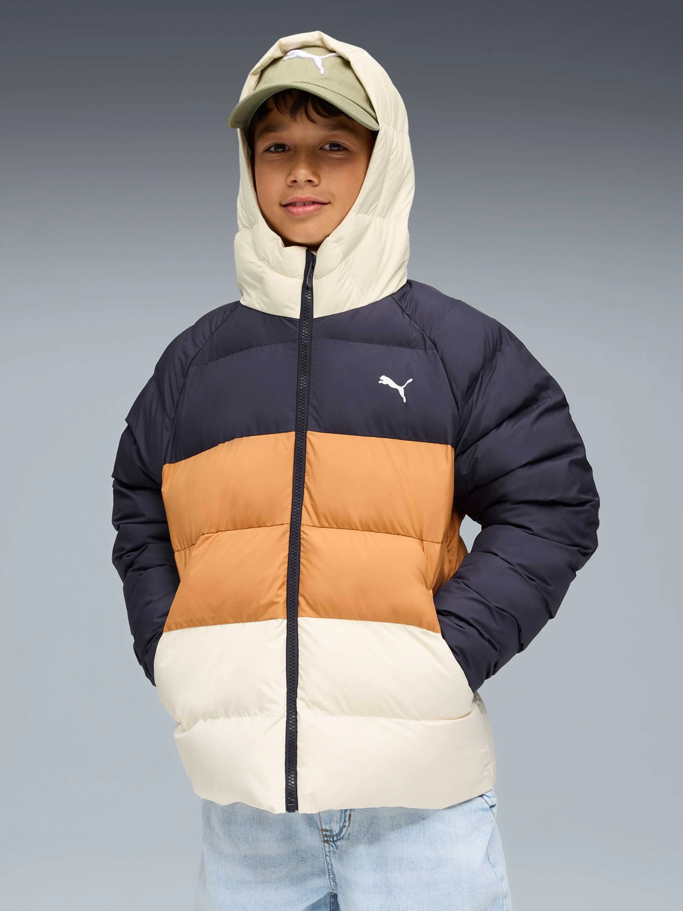 Куртки и дубленки PUMA Synthetic Hooded Puffer Jckt модель 688404 Куртки и дубленки PUMA Synthetic Hooded Puffer Jckt модель 688404 Фото