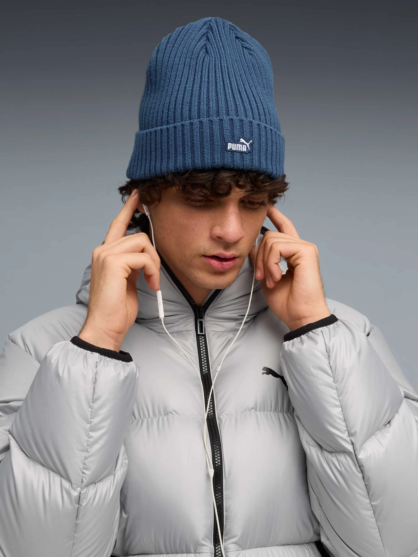 Шапки и кепки PUMA Ess Patch Mid Crown Beanie модель 026417 Фото