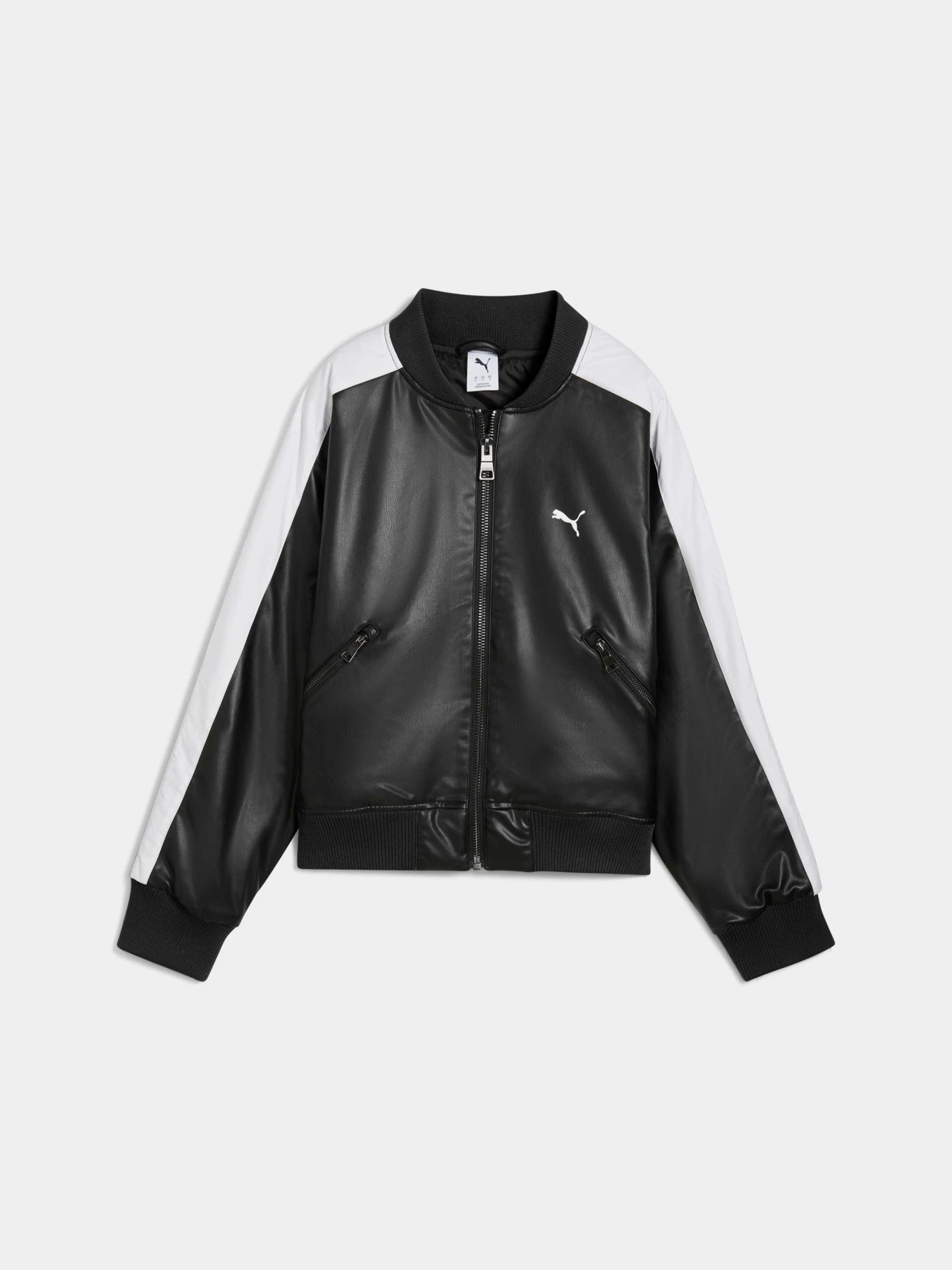 Куртки та дублянки PUMA T7 Pleather Bomber модель 633479 Фото