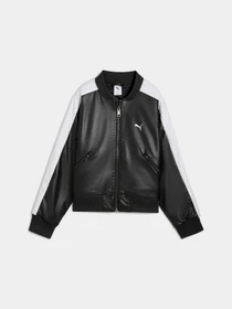 Куртки та дублянки PUMA T7 Pleather Bomber модель 633479 Фото