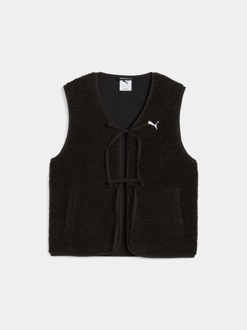 Куртки и дубленки PUMA Wardrobe Ess Fleece Gilet модель 633486 Фото