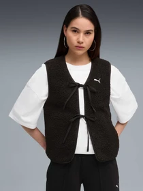Куртки и дубленки PUMA Wardrobe Ess Fleece Gilet модель 633486 Фото