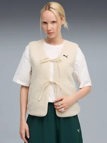 Куртки и дубленки PUMA Wardrobe Ess Fleece Gilet модель 633486 Фото