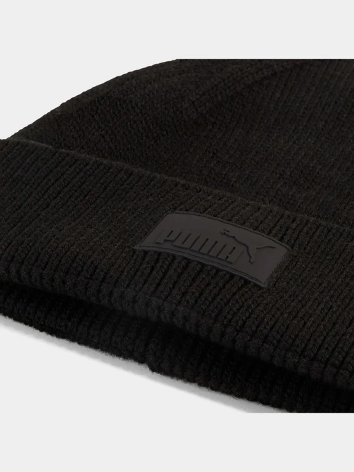 PUMA Ess Elevated Lowcrown Beanie Шапка колір чорний фото 3