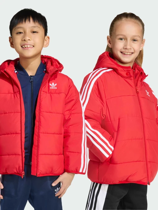 Куртки и дубленки Adidas Adicolor модель JV8550 Фото