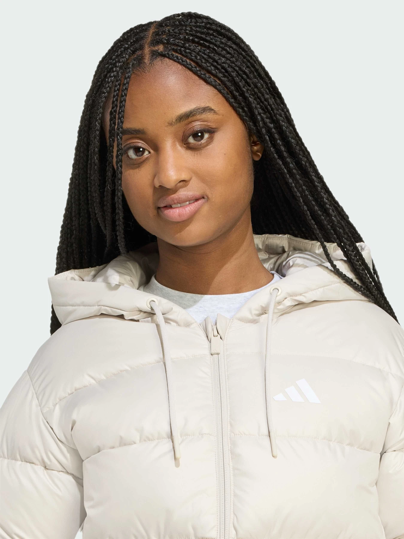 Куртки и дубленки Adidas модель JV7768 Фото