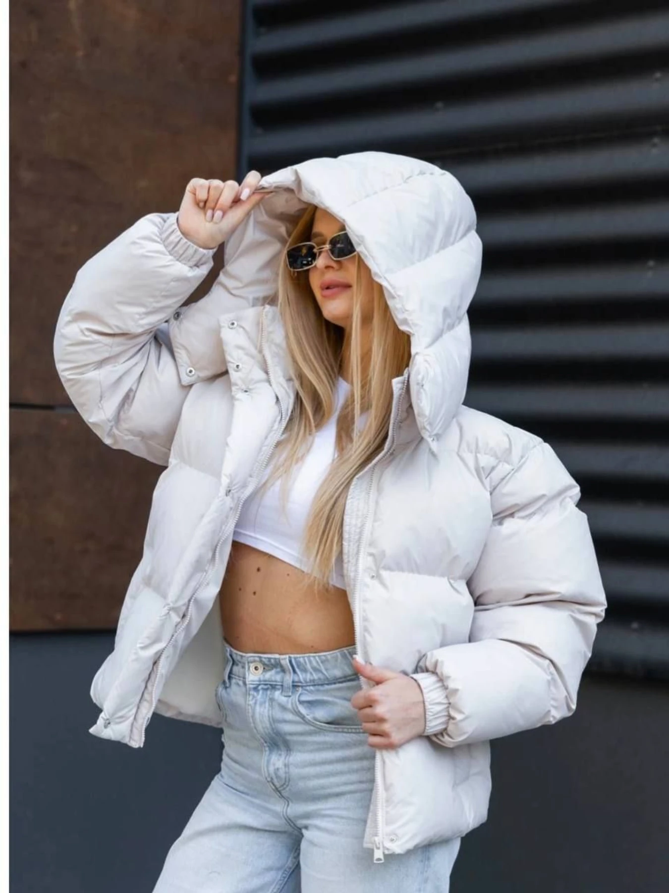 Куртки та дублянки Tian модель Stacy-T-BEIGE Фото