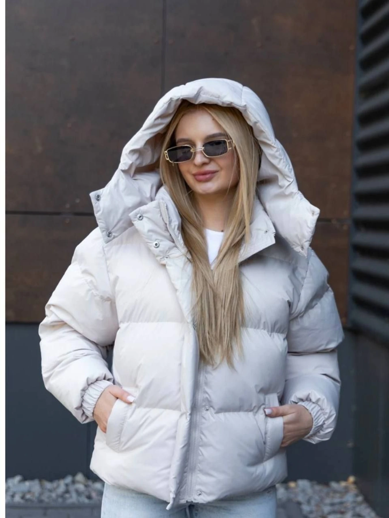 Куртки та дублянки Tian модель Stacy-T-BEIGE Фото