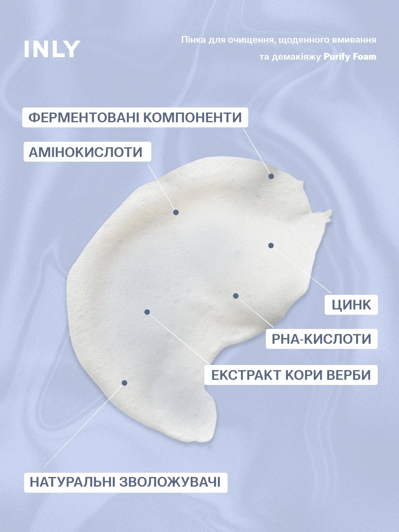 Purify Foam
Пінка для щоденного очищення обличчя та демакіяжу INLY модель 682945 Purify Foam
Пінка для щоденного очищення обличчя та демакіяжу INLY модель 682945 Фото
