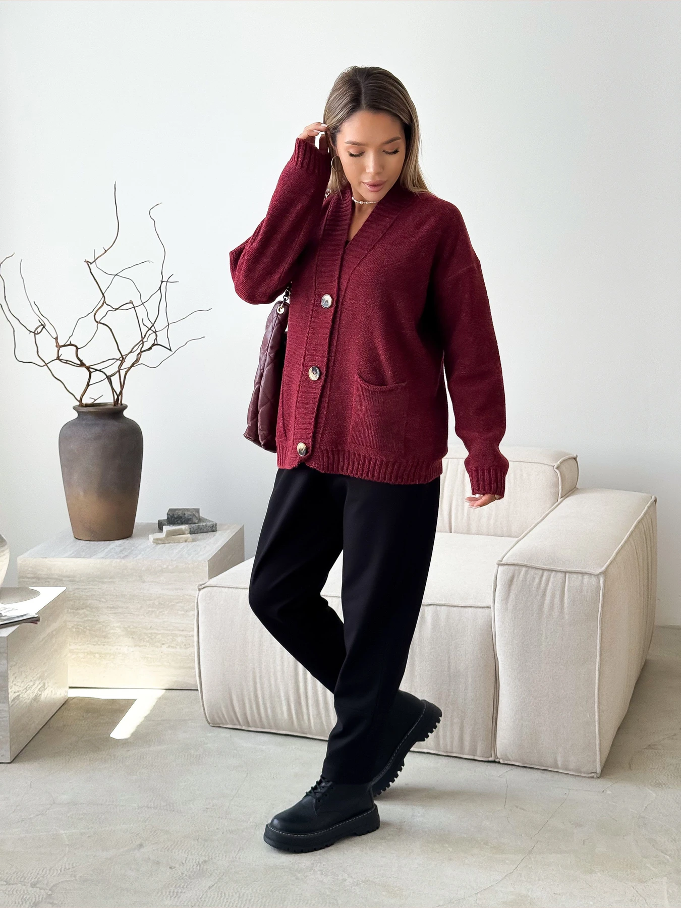 Свитры и кардиганы ART KNIT модель 41846 Фото