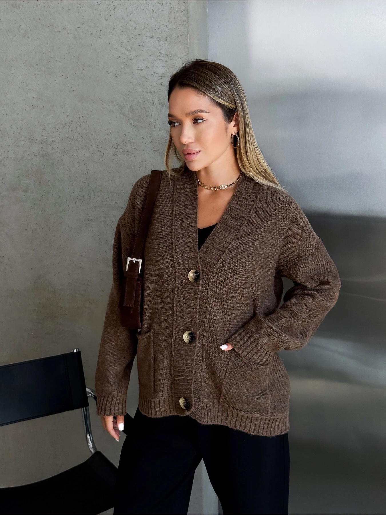 Свитры и кардиганы ART KNIT модель 41844 Фото