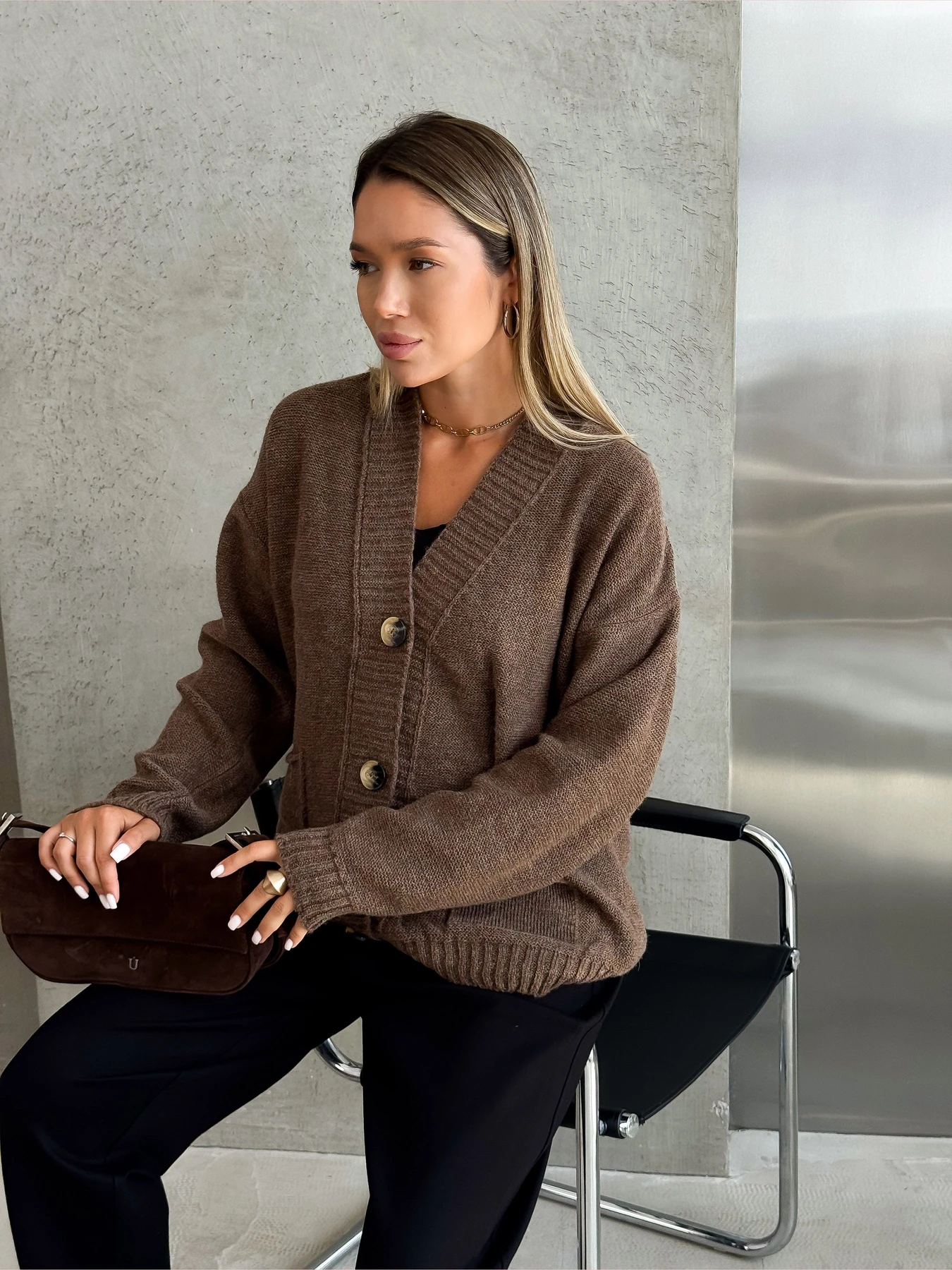 Свитры и кардиганы ART KNIT модель 41844 Фото