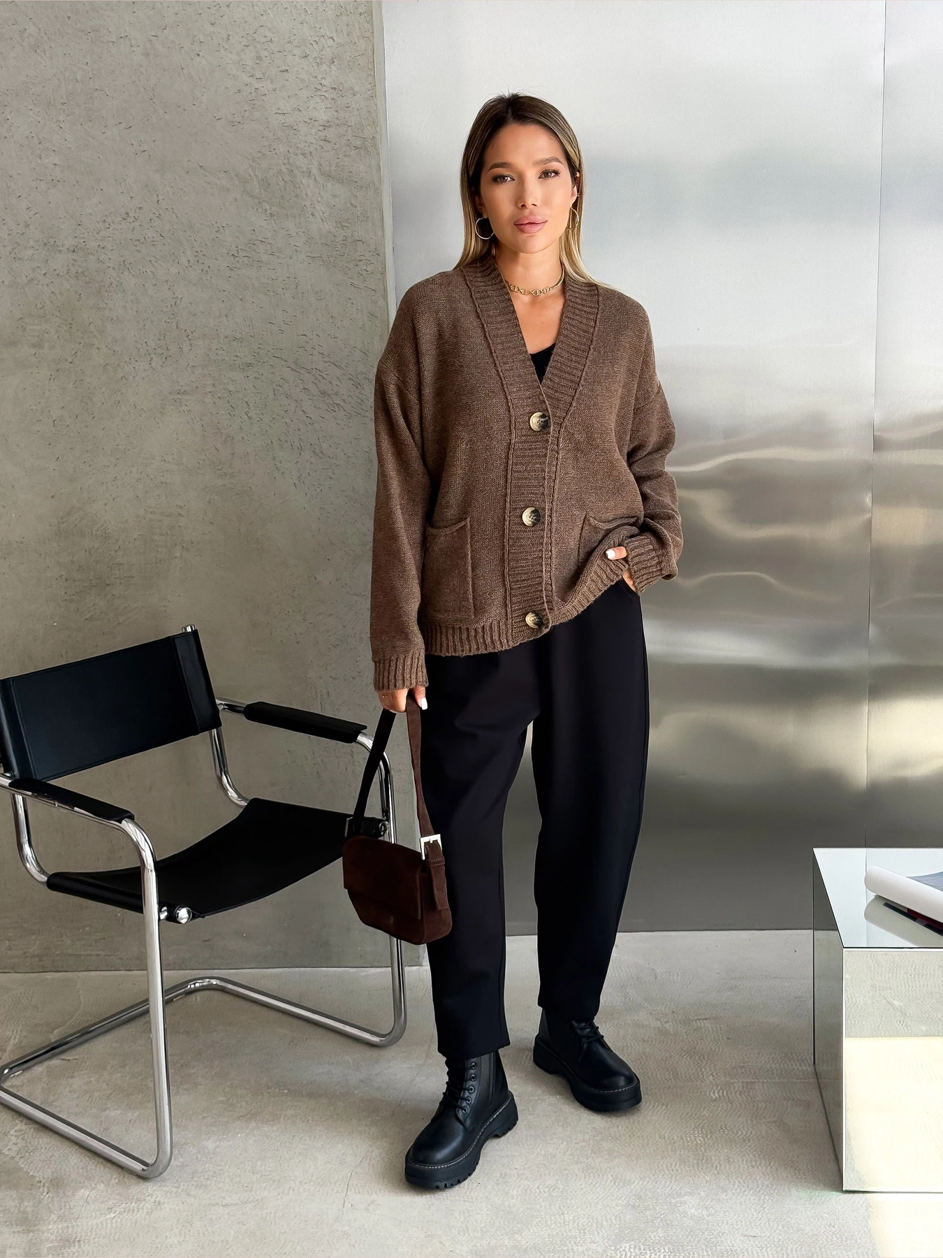 Свитры и кардиганы ART KNIT модель 41844 Фото