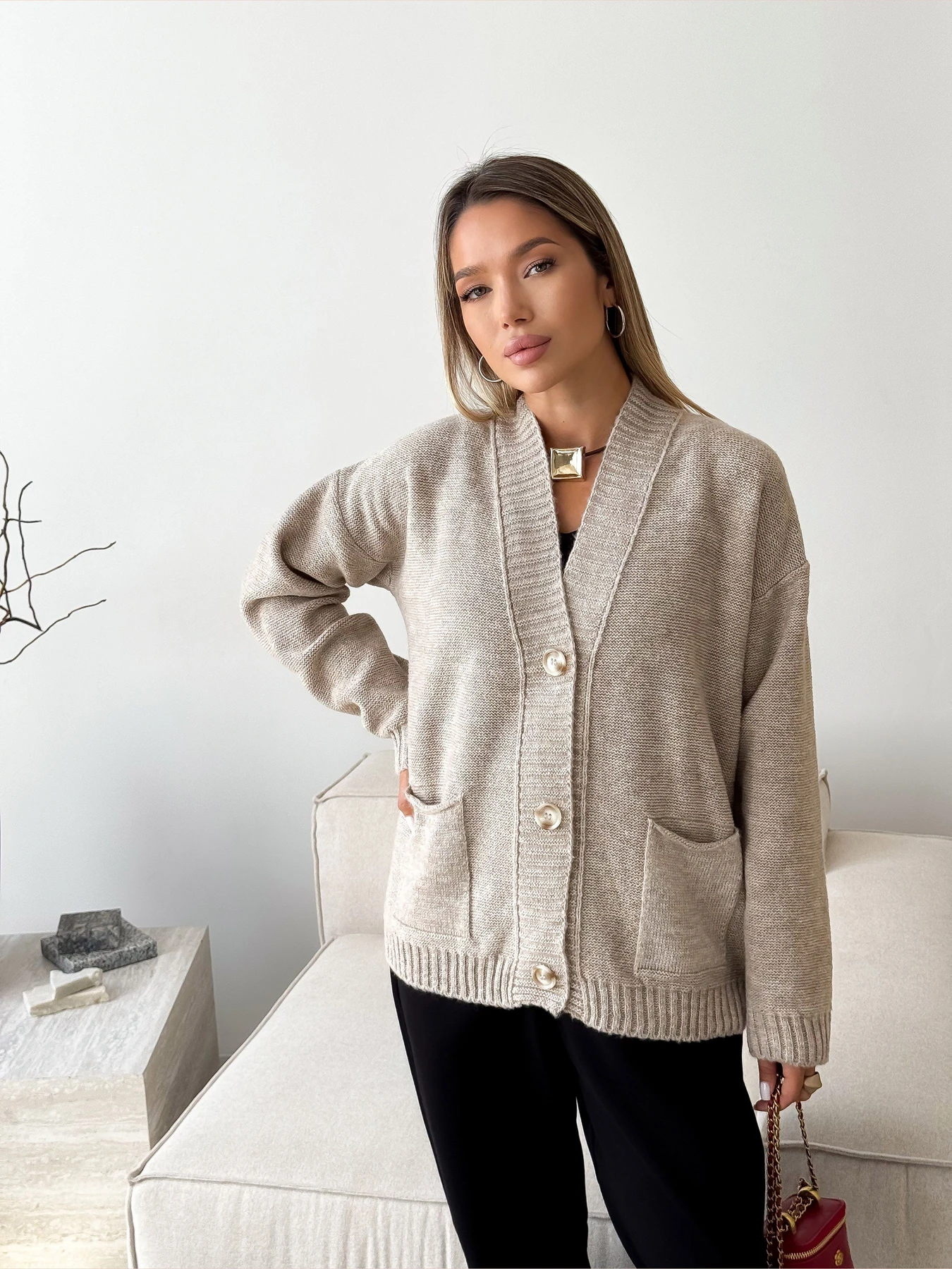 Свитры и кардиганы ART KNIT модель 41836 Фото