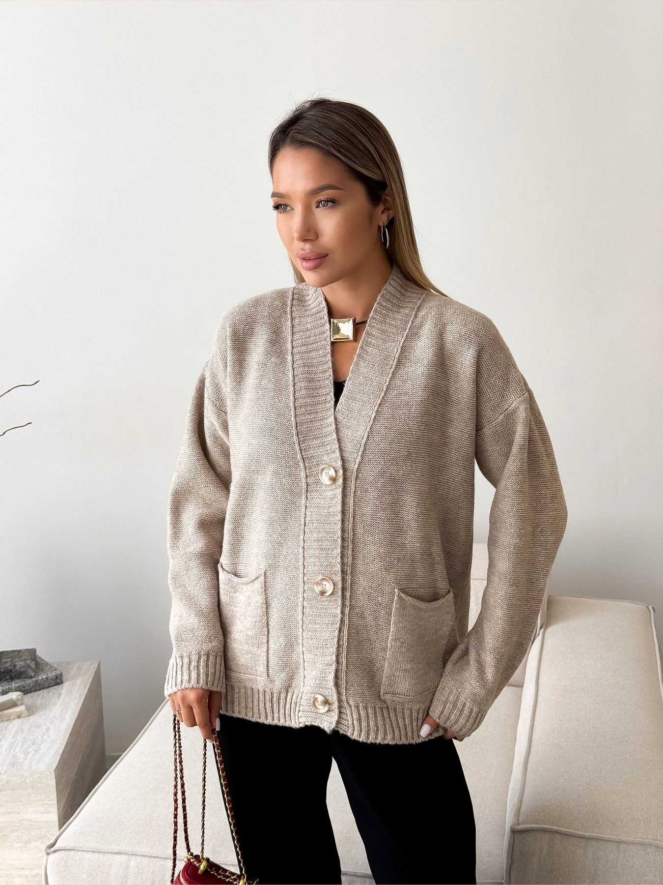 Свитры и кардиганы ART KNIT модель 41836 Фото