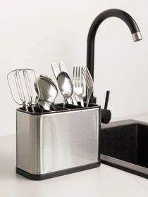 Органайзер для кухонных принадлежностей MBM HOME модель KP-65 SS/BLACK Фото