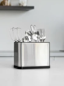 Органайзер для кухонных принадлежностей MBM HOME модель KP-65 SS/BLACK Фото