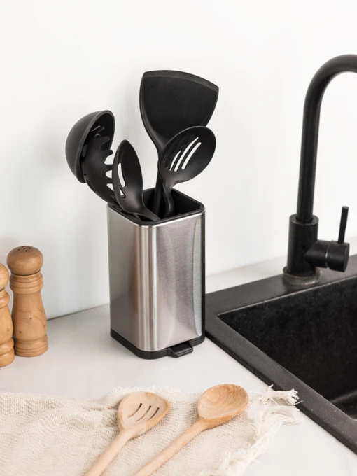 Органайзер для кухонного приладдя MBM HOME модель KP-66 SS/BLACK Фото
