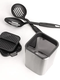 Органайзер для кухонных принадлежностей MBM HOME модель KP-66 SS/BLACK Фото