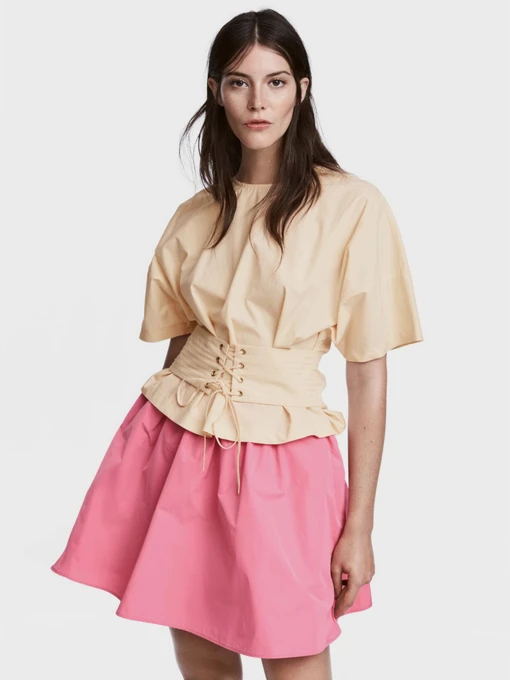 Юбки H&M модель 5471636RP12_розовый Фото