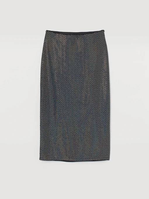 Юбки H&M модель 852162sm_черный-блестящий Фото