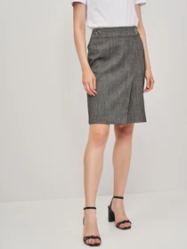 Юбки H&M модель 7784760sm_черно-белый узор Фото