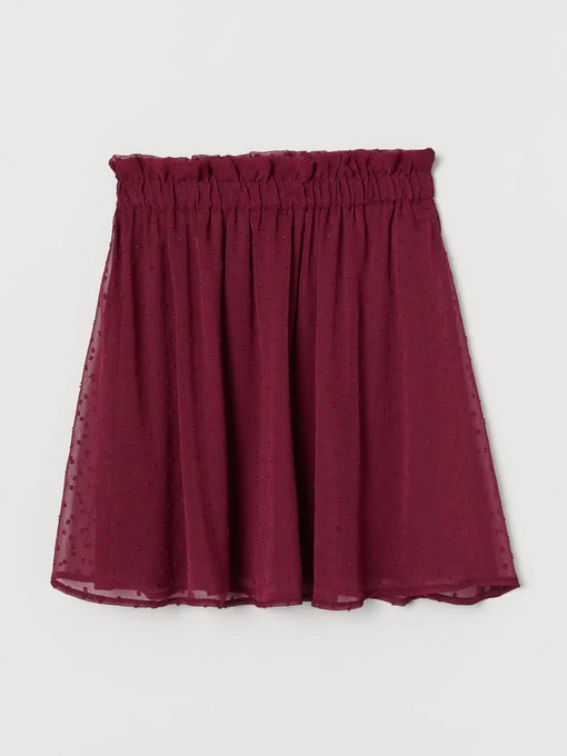 Юбки H&M модель 8313022dm_бордовый Фото