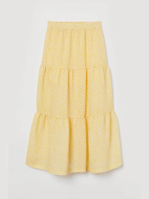 Юбки H&M модель 8627301sm_желтый цветы Фото