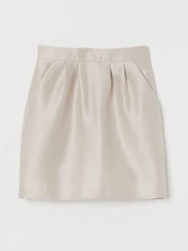 Юбки H&M модель 7668290dm_Светло-бежевый Фото