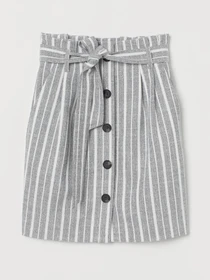 Юбки H&M модель 7154749log_Серый Фото