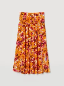 Юбки H&M модель 8670441sm_желтый цветы Фото
