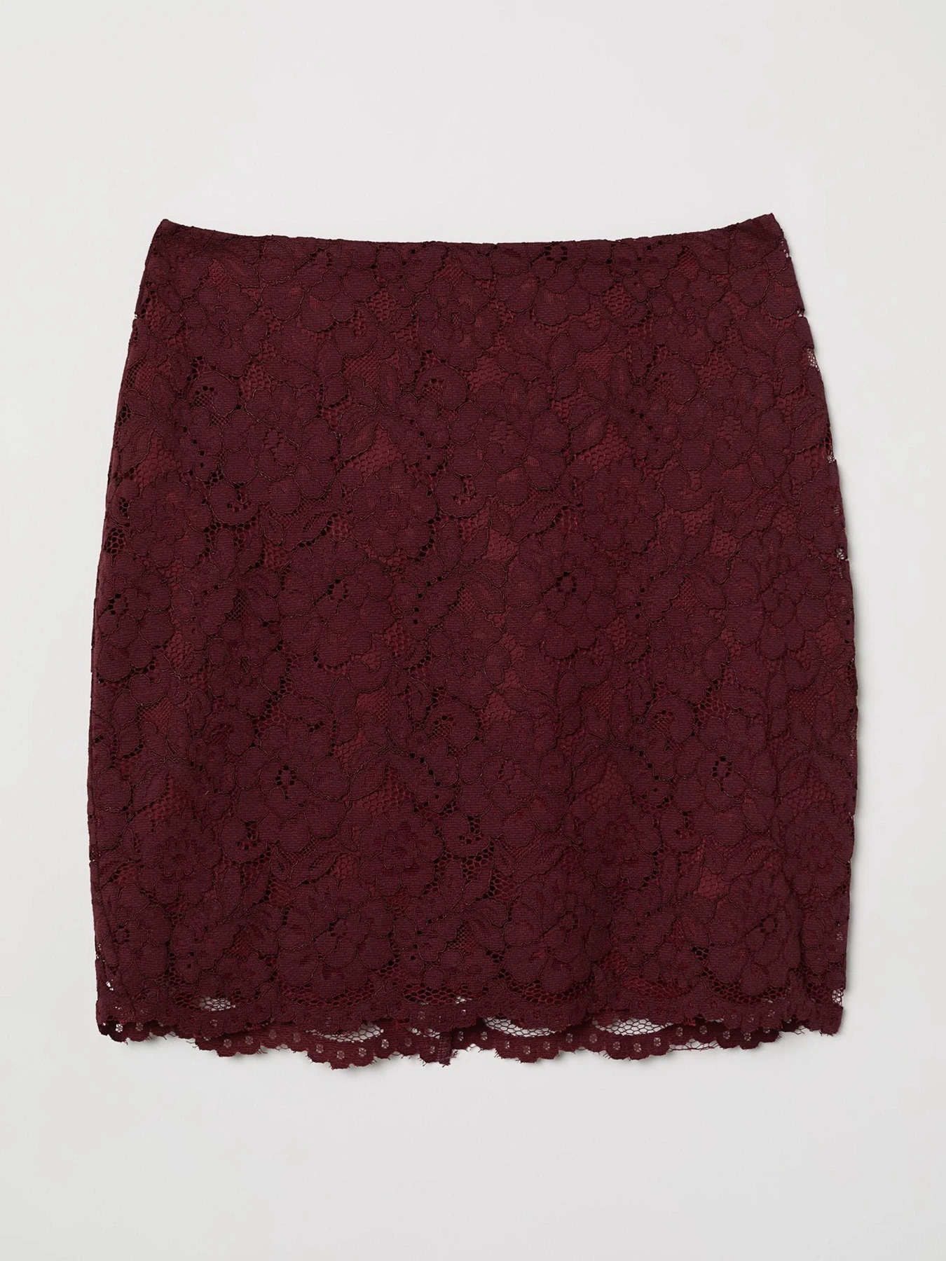 Юбки H&M модель 6796068dlog_Бордовый Фото