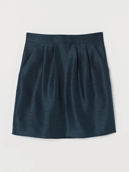Юбки H&M модель 7668290log_Темно-синий Фото
