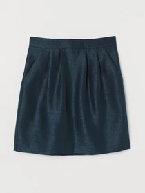 Юбки H&M модель 7668290log_Темно-синий Фото