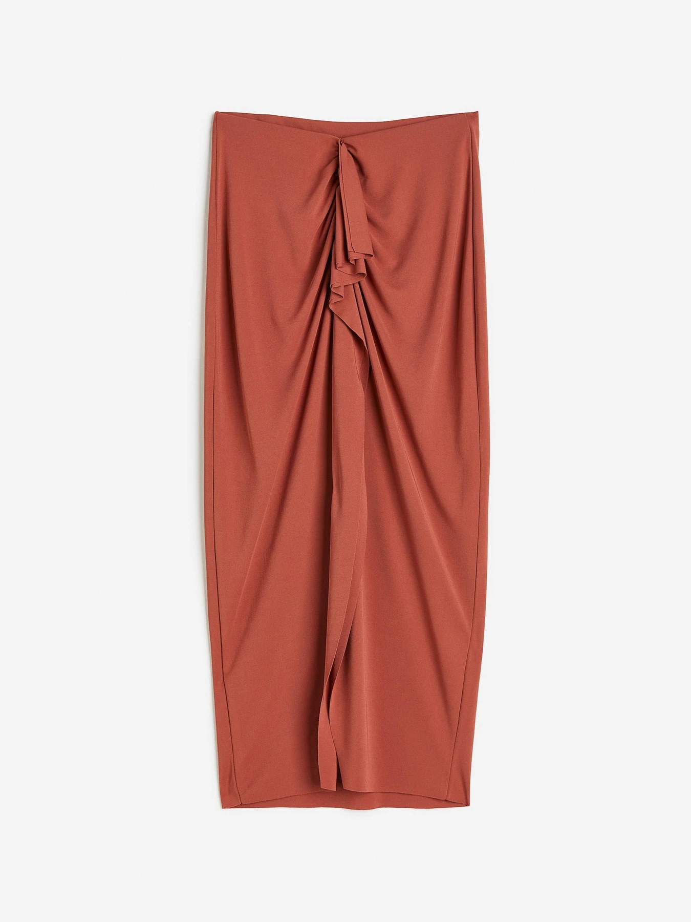 Юбки H&M модель 1173451wer_Кирпичный Фото