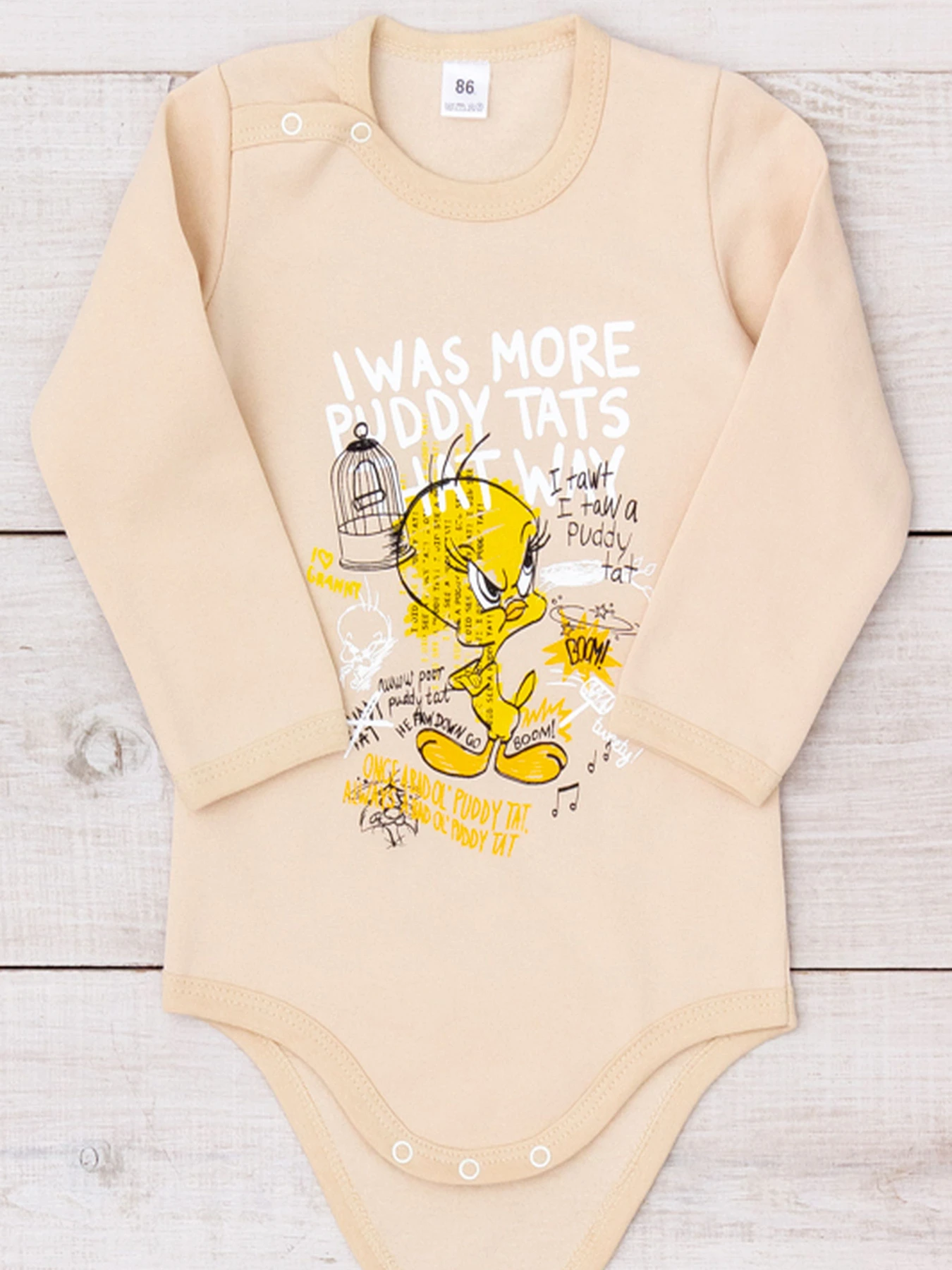 Одяг для немовлят Носи своє модель 5010-023-33-5-kremovij-tweety Фото