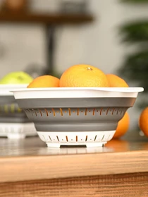 Друшляк складаний MBM HOME модель KP-74 WHITE/GRAY Фото