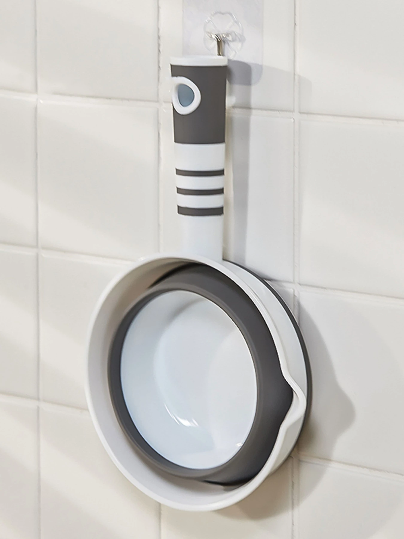 Ківш складаний MBM HOME модель KP-77 WHITE/GRAY Ківш складаний MBM HOME модель KP-77 WHITE/GRAY Фото
