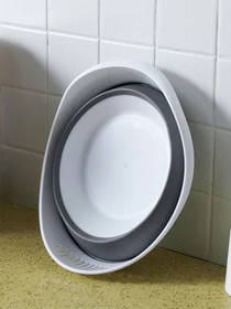 Дуршлаг складной MBM HOME модель KP-78 WHITE/GRAY Фото