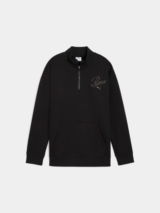 Худи и свитшоты PUMA Ess Script Half-zip Crew модель 688073 Фото