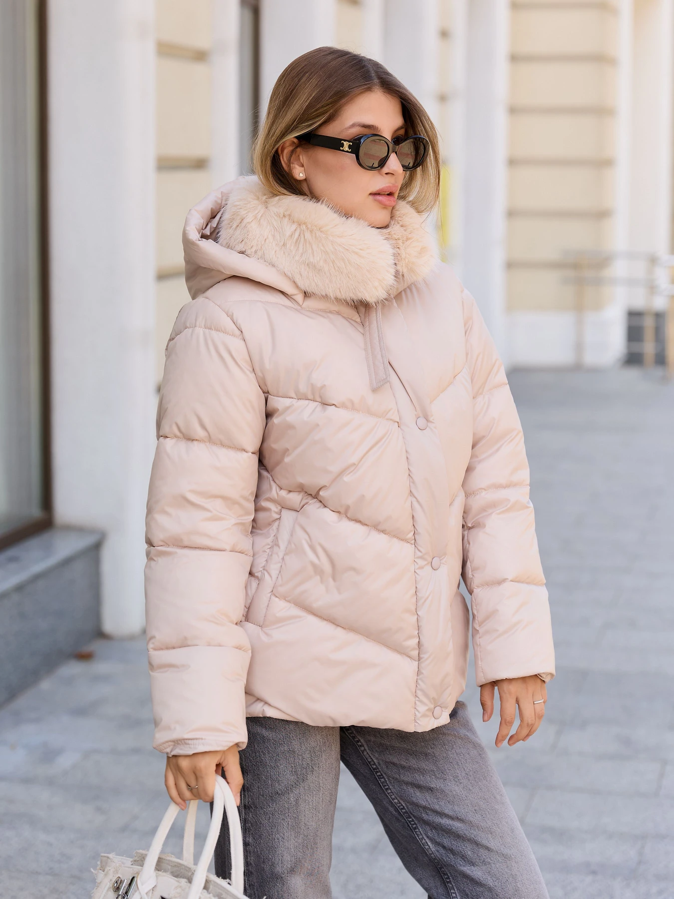 Куртки и дубленки MilaNova модель Куртка К-350 бежевый Фото
