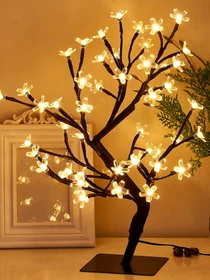 Дерево светодиодное на батарейках MBM HOME модель DH-LAMP-03 BLACK Фото