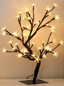 Дерево светодиодное на батарейках MBM HOME модель DH-LAMP-03 BLACK Фото