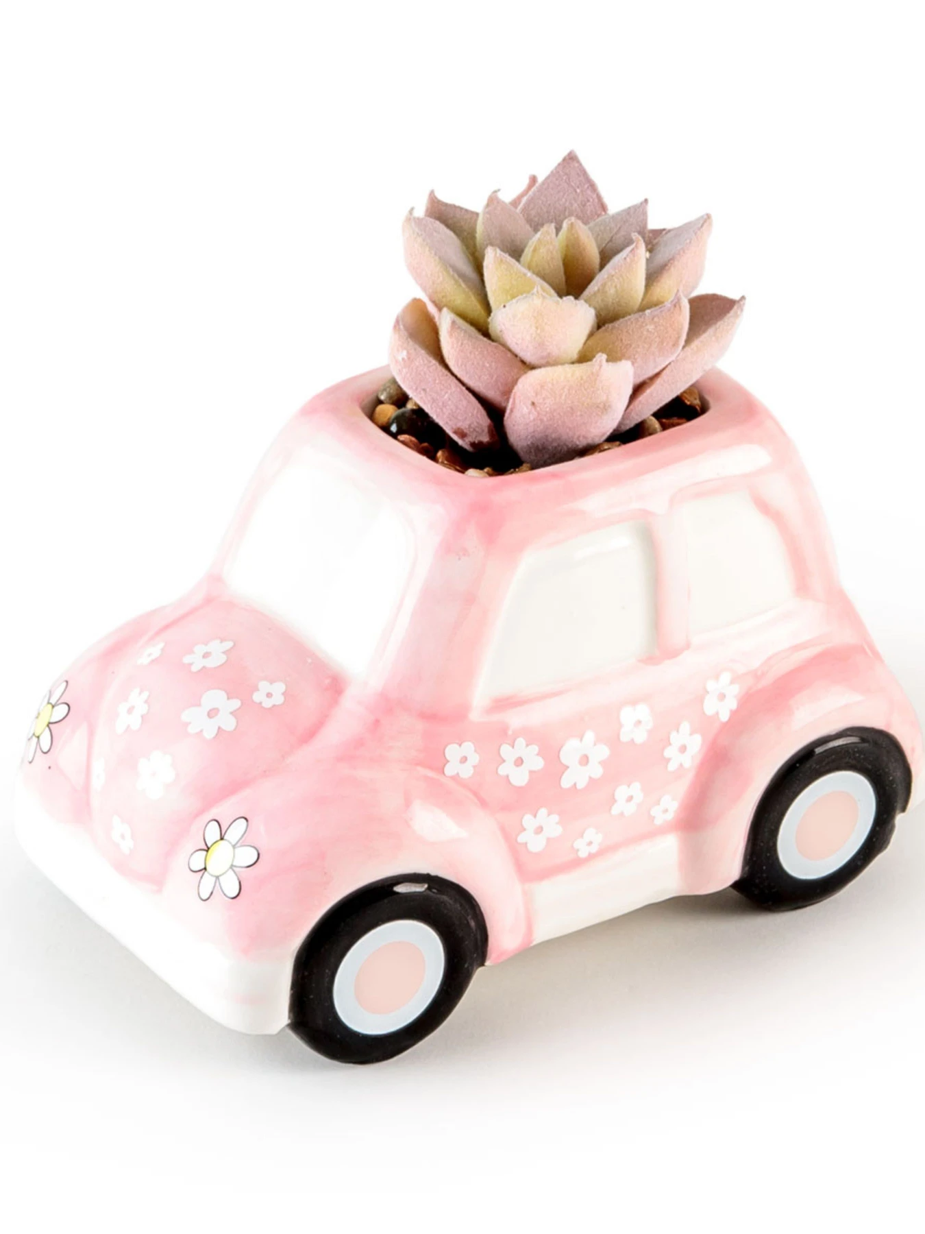 Искусственное растение в горшке "Машинка" MBM HOME модель DH-FLOWERS-23 GREEN/PINK Искусственное растение в горшке "Машинка" MBM HOME модель DH-FLOWERS-23 GREEN/PINK Фото