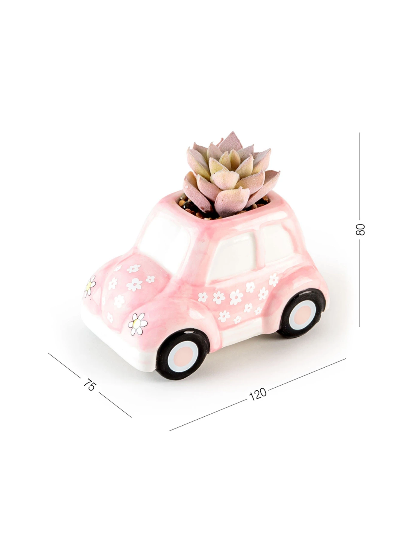 Искусственное растение в горшке "Машинка" MBM HOME модель DH-FLOWERS-23 GREEN/PINK Искусственное растение в горшке "Машинка" MBM HOME модель DH-FLOWERS-23 GREEN/PINK Фото