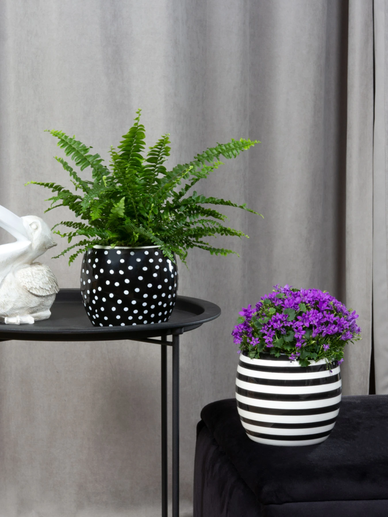 Горщик-кашпо для рослин чорний MBM HOME модель DH-FLOWERS-27 BLACK Горщик-кашпо для рослин чорний MBM HOME модель DH-FLOWERS-27 BLACK Фото