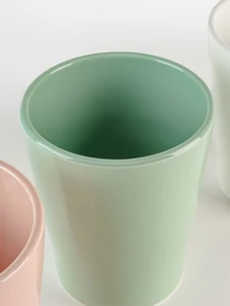 Горшок-кашпо для растений зеленый MBM HOME модель DH-FLOWERS-29 GREEN Фото