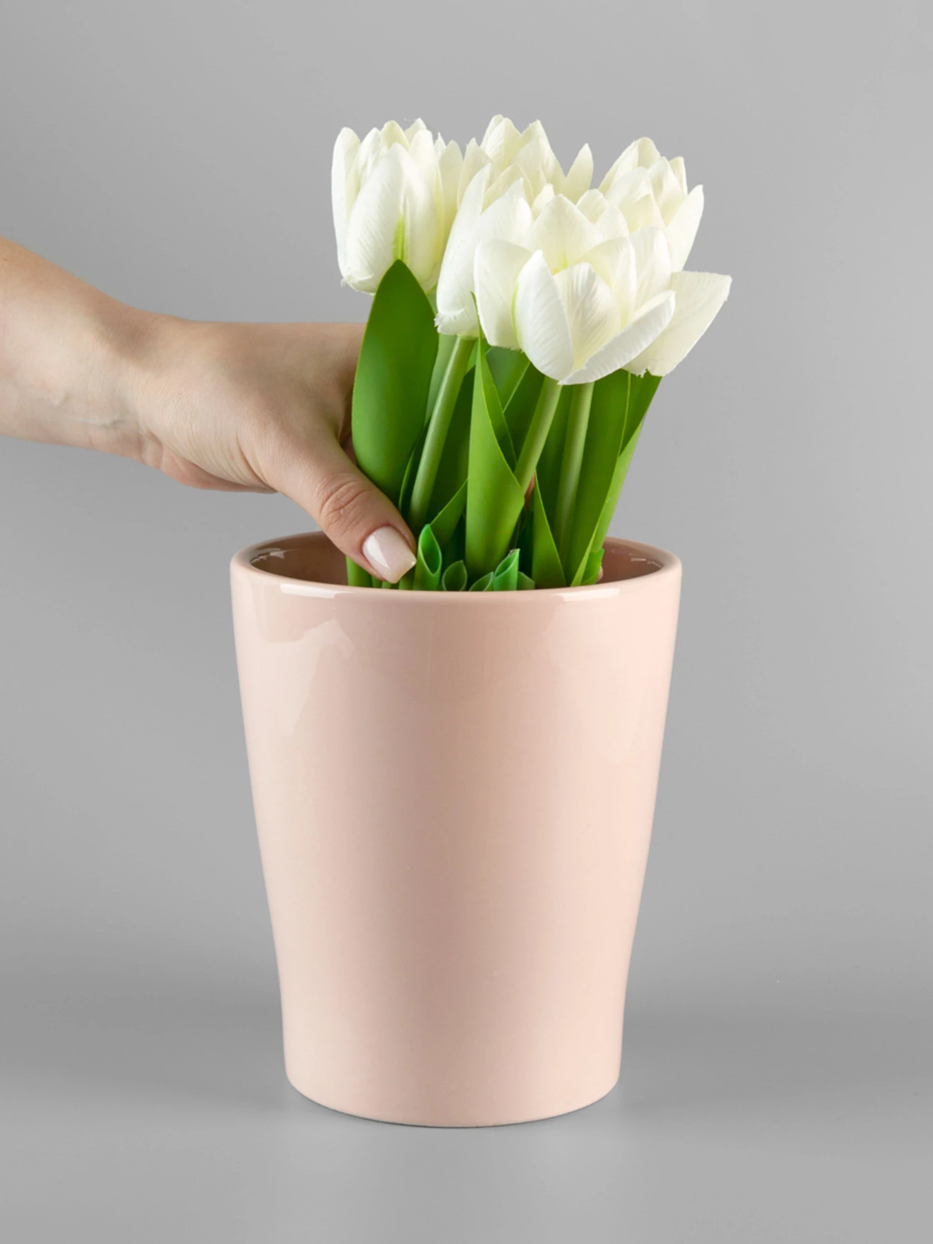 Горшок-кашпо для растений розовый MBM HOME модель DH-FLOWERS-29 PINK Горшок-кашпо для растений розовый MBM HOME модель DH-FLOWERS-29 PINK Фото