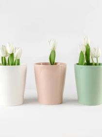 Горшок-кашпо для растений розовый MBM HOME модель DH-FLOWERS-29 PINK Фото